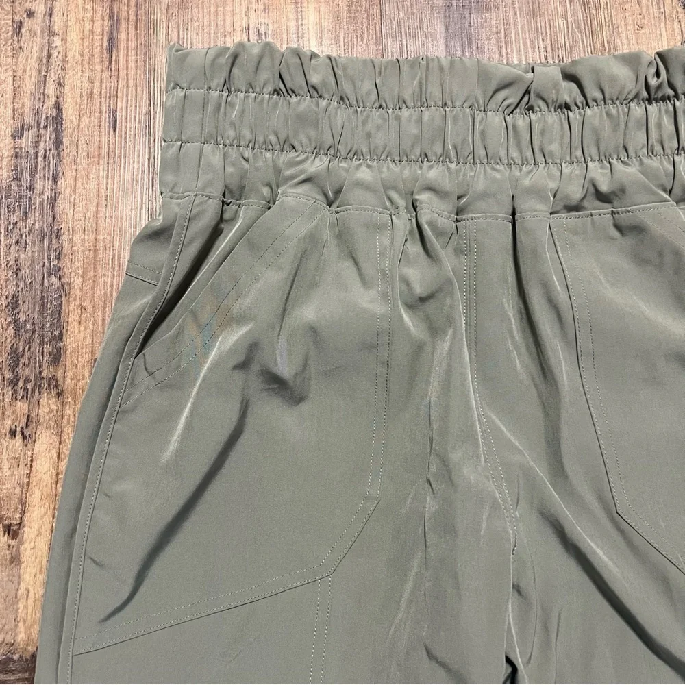 Vanilla Star Sage Green High Waisted Paperbag Waist Pants Size Large